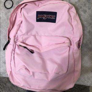 Pink Jansport backpack